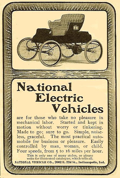 1902 National Electric Vehicles
